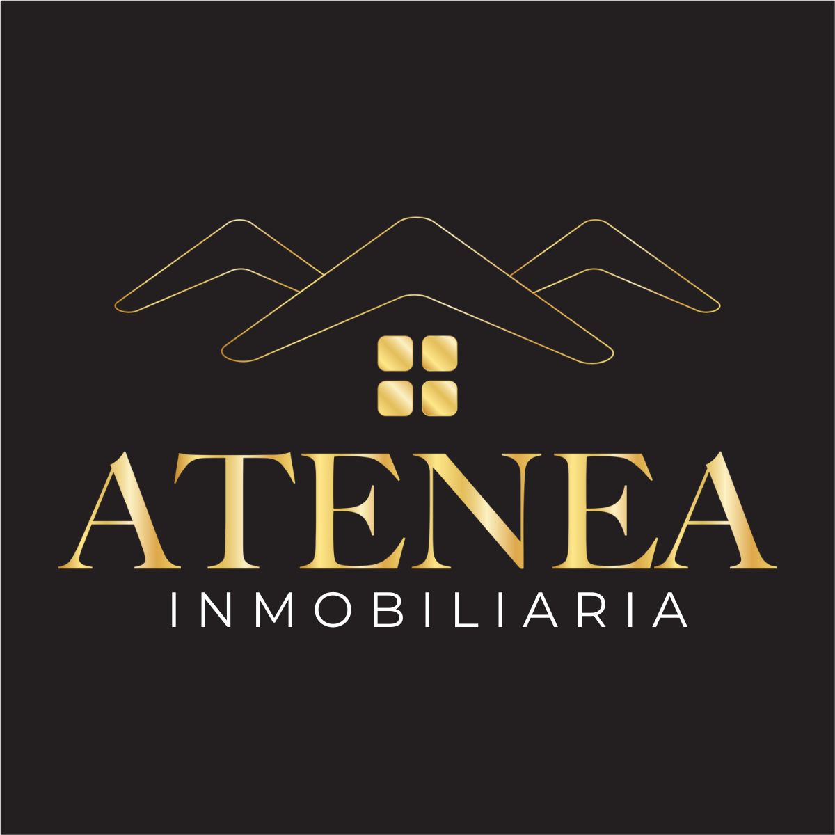 Logotipo Atenea inmobiliaria la roda, slu